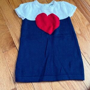 Gap heart sweater dress